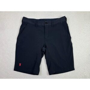 Chrome Industries Shorts Mens 36 Black 11" Inseam Chino Stretch Cycling Casual
